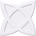 thumbnail image 1 of 34"OD x 1"ID x 12 3/4"C x 1"P Cosmo Architectural Grade PVC Contemporary Ceiling Medallion, 1 of 11