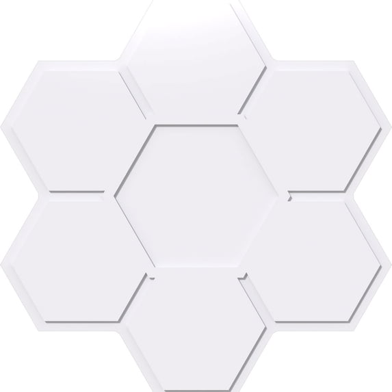 34"OD x 11 3/4"C x 1"P Daisy Architectural Grade PVC Contemporary Ceiling Medallion