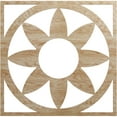 thumbnail image 1 of 34"OD x 11 3/4"ID x 3/8"T Blume Wood Fretwork Pierced Ceiling Medallion, Red Oak, 1 of 3