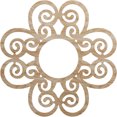 thumbnail image 1 of 34"OD x 11 5/8"ID x 1/4"T Cohen Wood Fretwork Pierced Ceiling Medallion, Red Oak, 1 of 3