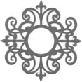 thumbnail image 1 of 34"OD x 11"ID x 1"P Dijon Architectural Grade PVC Pierced Ceiling Medallion, Nickel, 1 of 10