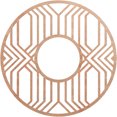 thumbnail image 1 of 34"OD x 12 1/2"ID x 1/4"T Empire Wood Fretwork Pierced Ceiling Medallion, Cherry, 1 of 3