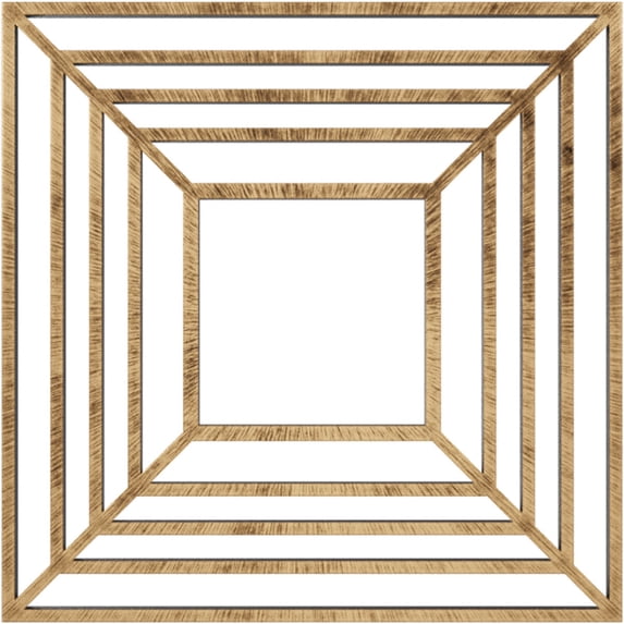34"OD x 12 1/2"ID x 1"P Raven Architectural Grade PVC Pierced Ceiling Medallion, Antiqued Bronze