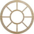 thumbnail image 1 of 34"OD x 12 3/8"ID x 3/8"T Grace Wood Fretwork Pierced Ceiling Medallion, Birch, 1 of 3