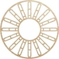 thumbnail image 1 of 34"OD x 12 3/8"ID x 3/8"T Hale Wood Fretwork Pierced Ceiling Medallion, Alder, 1 of 3