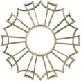thumbnail image 1 of 34"OD x 12"ID x 1"P Augustus Architectural Grade PVC Pierced Ceiling Medallion, Antiqued Pale Gold, 1 of 10