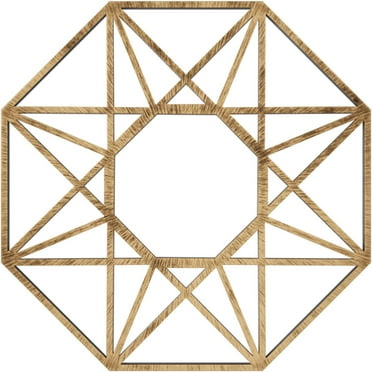 34"OD x 13 1/4"ID x 1"P Guardian Architectural Grade PVC Pierced Ceiling Medallion, Antiqued Bronze