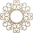 thumbnail image 1 of 34"OD x 13"ID x 1/4"T Reims Wood Fretwork Pierced Ceiling Medallion, Birch, 1 of 3