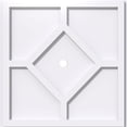 thumbnail image 1 of 34"OD x 2"ID x 11 3/4"C x 1"P Embry Architectural Grade PVC Contemporary Ceiling Medallion, 1 of 11