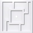 thumbnail image 1 of 34"OD x 2"ID x 11 3/4"C x 1"P Knox Architectural Grade PVC Contemporary Ceiling Medallion, 1 of 11