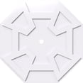 thumbnail image 1 of 34"OD x 2"ID x 11 3/4"C x 1"P Logan Architectural Grade PVC Contemporary Ceiling Medallion, 1 of 11