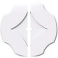 thumbnail image 1 of 34"OD x 2"ID x 11 3/4"C x 1"P Percival Architectural Grade PVC Contemporary Ceiling Medallion, Two Piece, 1 of 4