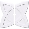 thumbnail image 1 of 34"OD x 2"ID x 12 3/4"C x 1"P Cosmo Architectural Grade PVC Contemporary Ceiling Medallion, Two Piece, 1 of 11