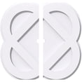 thumbnail image 1 of 34"OD x 2"ID x 13 1/2"C x 1"P Charlotte Architectural Grade PVC Contemporary Ceiling Medallion, Two Piece, 1 of 11