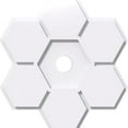 thumbnail image 1 of 34"OD x 4"ID x 11 3/4"C x 1"P Daisy Architectural Grade PVC Contemporary Ceiling Medallion, 1 of 11
