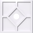thumbnail image 1 of 34"OD x 6"ID x 11 3/4"C x 1"P Embry Architectural Grade PVC Contemporary Ceiling Medallion, 1 of 11