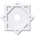 thumbnail image 1 of 34"OD x 6"ID x 18 3/4"C x 1"P Axel Architectural Grade PVC Contemporary Ceiling Medallion, 1 of 11