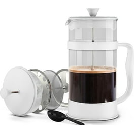 BAYKA 34 Ounce French Press Coffee Maker, User-Friendly, Glass