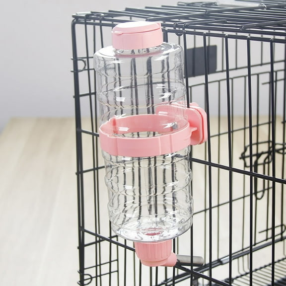 34 Oz Automatic Pet Water Dispenser for Small Animals Leak Proof Feeding Bottle Suitable for Cage Dogs Rabbits Ferrets Squirrels Hedgehogs Pigs, 30 cmx11.6 cm, Blue