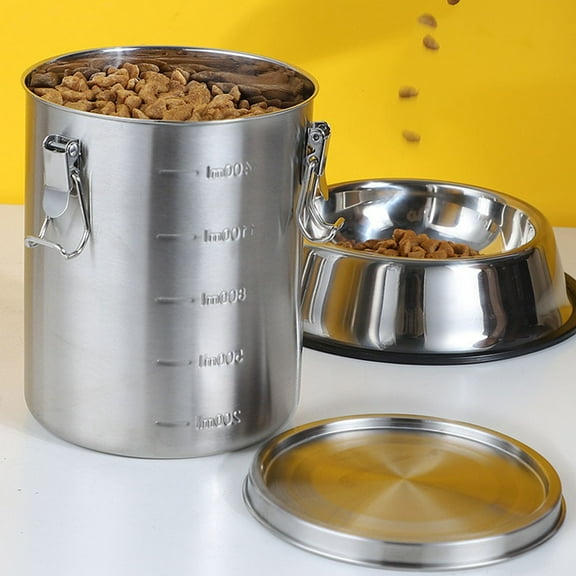 34 Oz Stainless Steel Canisters Set Stainless Steel Airtight Food Storage Containers Metal Containers with Lids Sealed for Tea Coffee Sugar Flour Baking Pantry Kitchen Counter
