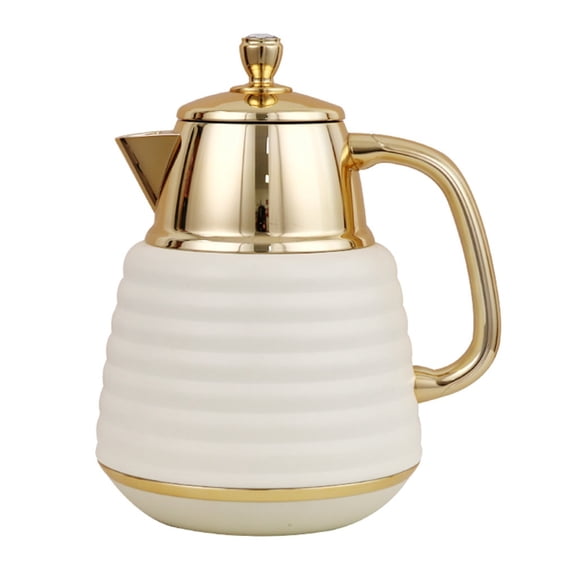 34 Oz Thermal Coffee Carafe,Vacuum Flask for Hot Drinks,Double-Wall Thermal Carafe Coffee Jug,24 Hour Heat Retention,Carafe Server for Coffee Juice Milk Tea Beverages