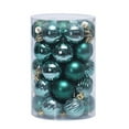 thumbnail image 1 of 34 Pcs Christmas Tree Decorations Shatterproof Baubles Mini Christmas Tree Ornaments Balls for Windows, Gates Hangings & Holiday Party Decor, 1 of 2