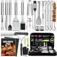 thumbnail image 1 of 34 Pcs Grill Accessories Grilling Gifts for Men, Heavy Duty Stainless Steel BBQ Grill Tools Set for Outdoor Grill, 1 of 7
