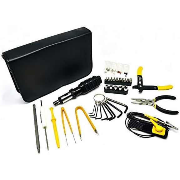 34-Piece Computer Tool Kit, Electronic Repair Maintenance Upgrade Kit, Professional Precision Computer Tool Set$$Tools & Hardware Other
