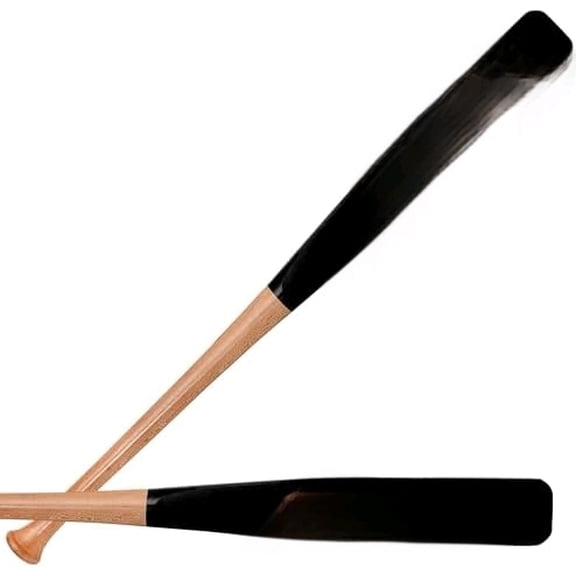 34" Pro Maple Flat Half Paddle Training Baseball & Softball Bat in Size: 34" / Weight: 25 oz/Flat: 3" for Adult & Professional Players in Natural Wood & Black Barrel byLLC$$Sport & Recreation Other