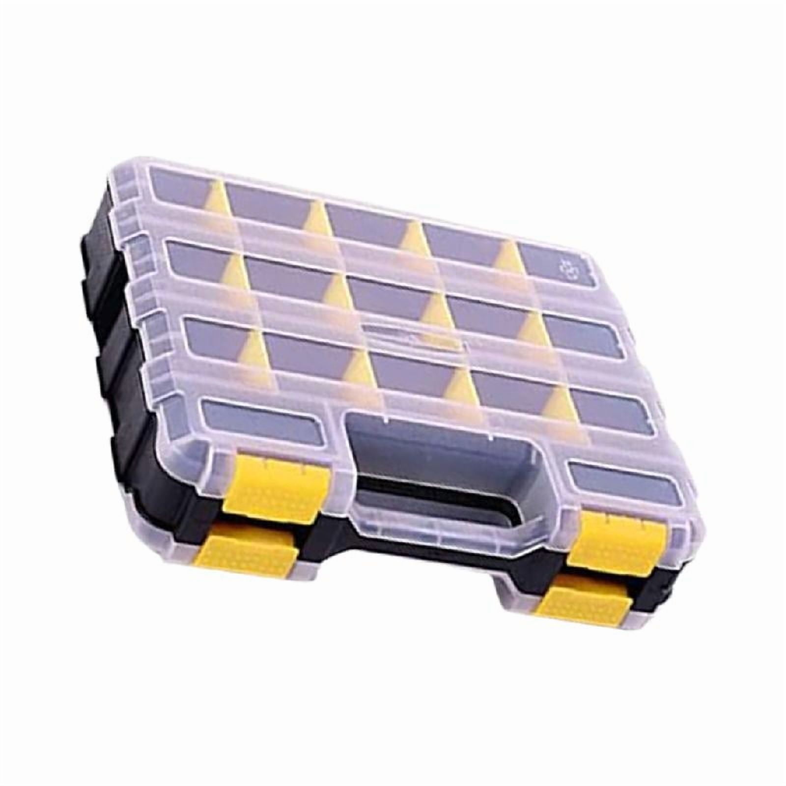 34-Removable Compartment Organizer,12.6''x10.6'' Tool Storage Box With Multiple Compartments for Home