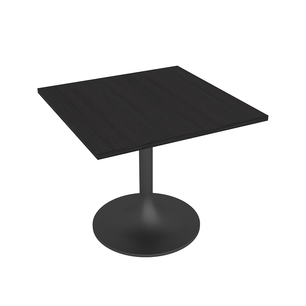 34" Small Square Table With Tulip Base 2 Person Round Office Table