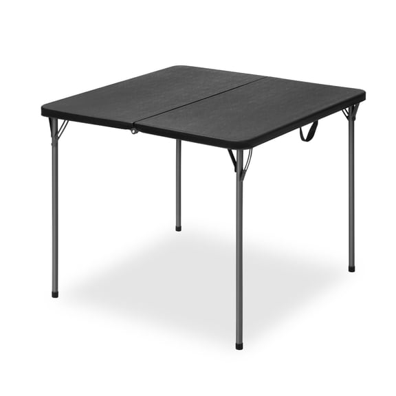 34" Square Portable Folding Table for 4, Heavy-Duty 330lbs Capacity Card Table with HDPE Top & Steel Legs - Multi-Purpose Dining Desk for Indoor & Outdoor Parties