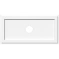 thumbnail image 1 of 34"W x 17"H x 4"ID x 11 3/4"C x 1"P Rectangle Architectural Grade PVC Contemporary Ceiling Medallion, 1 of 4