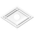 thumbnail image 1 of 34"W x 22 5/8"H x 3"ID x 12"C x 1"P Diamond Architectural Grade PVC Contemporary Ceiling Medallion, 1 of 1