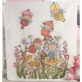 thumbnail image 1 of 34"X43" - Garden Fairies Crib Cover Stamped Cross Stitch Kit, 1 of 2