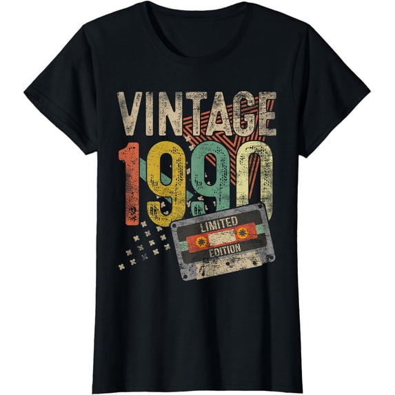 34 Year Old Gifts Vintage 1990 Decoration 34th Birthday T-Shirt