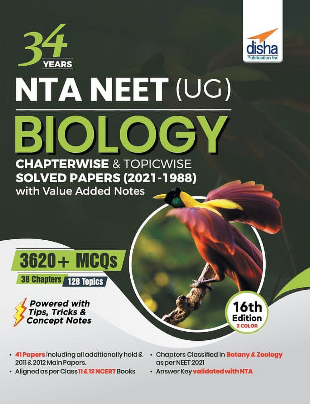 34 Years NTA NEET (UG) BIOLOGY Chapterwise & Topicwise Solved Papers ...