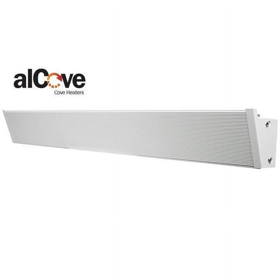 34 in. 240-208V 420-315 watts KCV Cove Heater - White