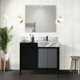 thumbnail image 1 of 34 in. High Black+Grey Bath Vanity | Features Marble Top and Gun Metal Faucet | Ensure Long - term Use with Resistant Surface, 1 of 6