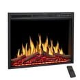 thumbnail image 1 of Edendirect 34 in. Ventless Electric Fireplace Insert with Remote Control,Timer,Colorful Flame,750W/1500W,Quiet,1PC, 1 of 8