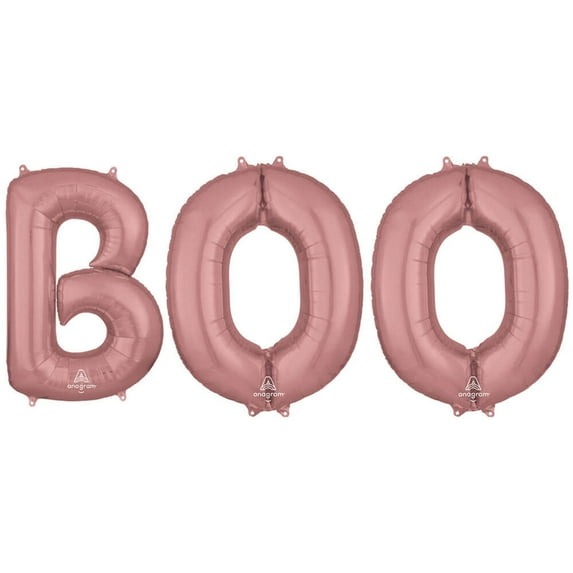 34 inch Boo - Anagram Letters Kit Foil Mylar Balloon - Party Supplies Decorations
