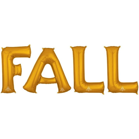 34 inch Fall - Anagram Letters Kit Foil Mylar Balloon - Party Supplies Decorations