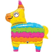 34 inch Qualatex Rainbow Pinata Foil Mylar Balloon - Packaged - Qty 1 - Party Supplies Decorations