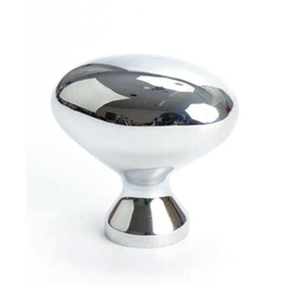 34 mm Oval Advantage Plus 3 Knob - Polished Chrome