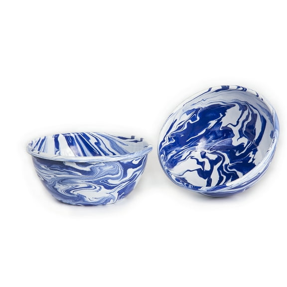 34 oz Enamelware Serving Bowl Set of 4