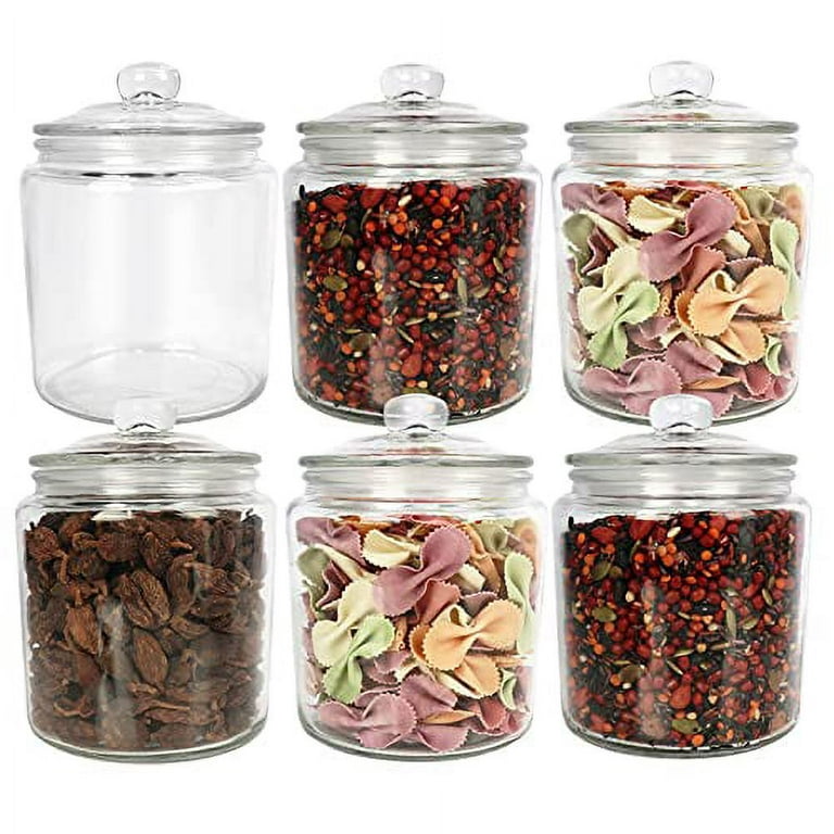 https://i5.walmartimages.com/seo/34-oz-Glass-Jars-Airtight-Lid-For-Household-Set-6-Pack-1-Liter-Food-Organization-Canisters-Storage-Pasta-Coffee-Candy-Snacks_1ac67756-91d7-4286-9437-daaa6937c302.6a81d88ee491bbda404e5de26f310b90.jpeg?odnHeight=768&odnWidth=768&odnBg=FFFFFF