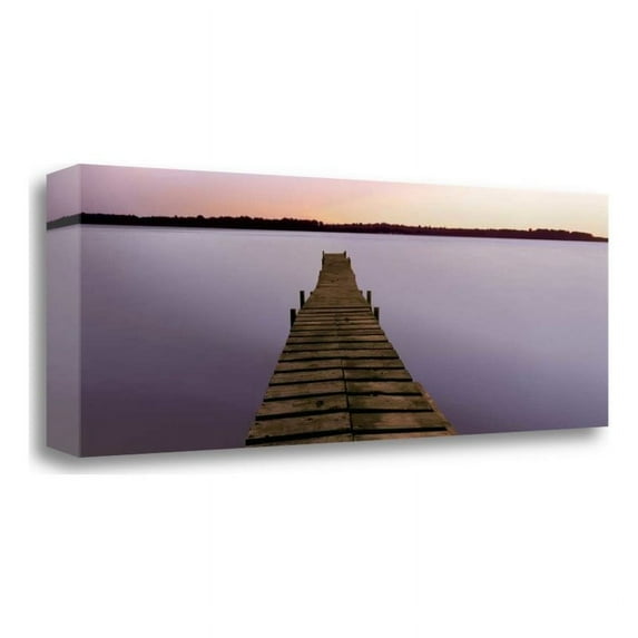 34" x 12" Serenity by Dermot Okane - Print On Canvas Fabric Multi-Color