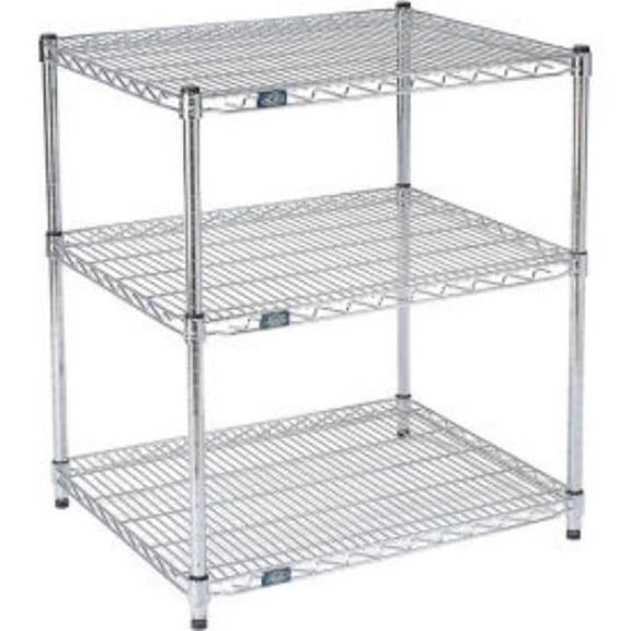 34 x 36 x 12 in. Nexel ESD Starter 2 Tier Wire Shelving