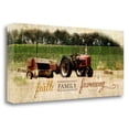 thumbnail image 1 of 34"x15" Faith Family Farming by Jennifer Pugh Print on Canvas Fabric Multi-Color, 1 of 3