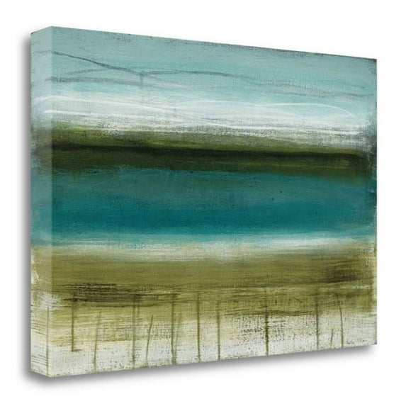 34"x23" Shoreline Horizons by Heather Mcalpine Print on CanvasFabric Multi-Color